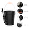 Pure Garden Ash Bucket 4.75-Gallon Metal Bucket with Lid & Shovel for Fireplace or Firepit Ashes Fireplace Tools 50-210 - alternate 8